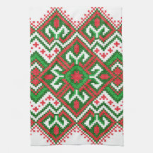 Vilain pull motif Festive serviette de Noël