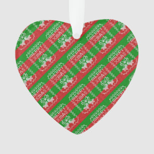 Vilain pull motif sonnettes Joyeux fils Xmas