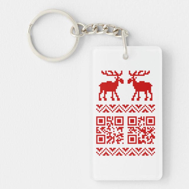 Vilain Sweater QR Code Bonne année! (Devant)