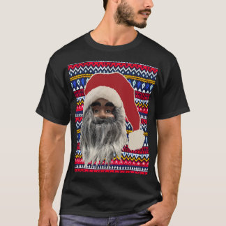 Vilain T-shirt Sweater Black Père Noël drôle fête