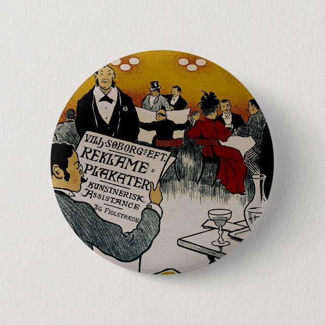 Vilhem Soborgs Nachfolger Button (Vorderseite)