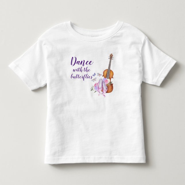 Vilin & Ballett Tanz mit den Schmetterlingen Kleinkind T-shirt (Vorderseite)