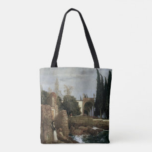 Villa am Meer von Arnold Böcklin, Symbolismus Kuns Tasche
