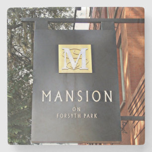 Villa auf Forsyth Park, Savanne, Steinuntersetzer