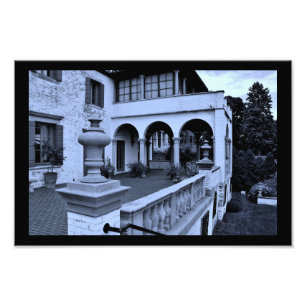 Villa Aussicht Fotodruck