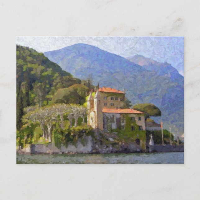 Villa Balbianello, carte postale du lac de Côme (Devant)