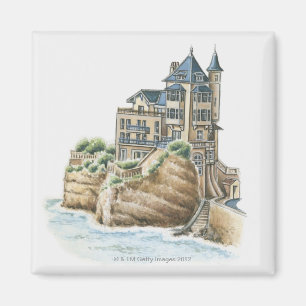 Villa Belza, Biarritz, Frankreich Magnet