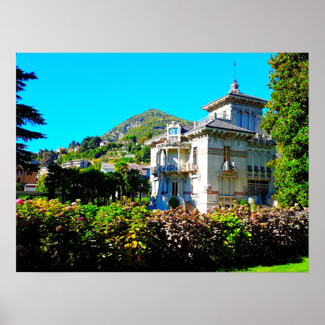 Villa Bernasconi Cernobbio Seen Como Italien Poster (Vorne)