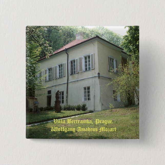 Villa Bertramka-Mozart-Prag Button (Vorderseite)