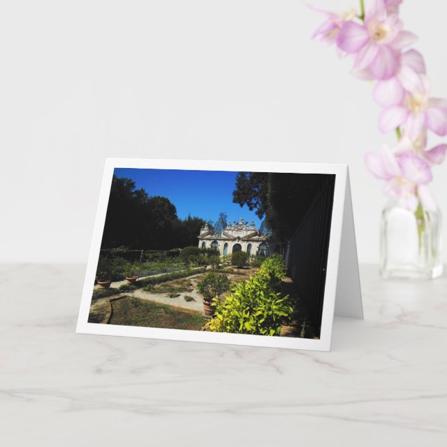 Villa Borghese Gardens, Roma, Italien Karte (Orchidee)