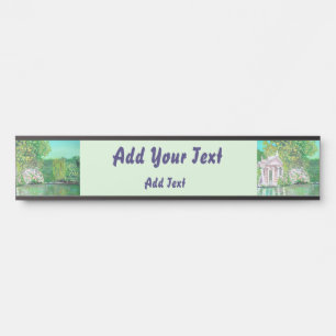 Villa Borghese - plaque d'identification