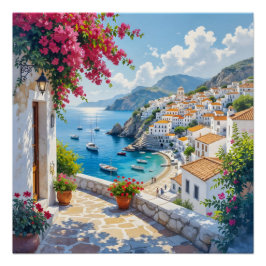 Villa By The Sea Poster