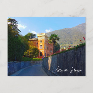 Villa de Herra Lenno See Como Italien Postkarte