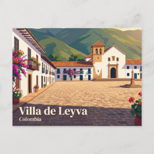 Villa de Leyva, Boyacá, Kolumbien Postkarte