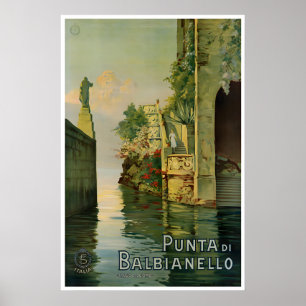 Villa del Balbianello Comer See Poster Italien