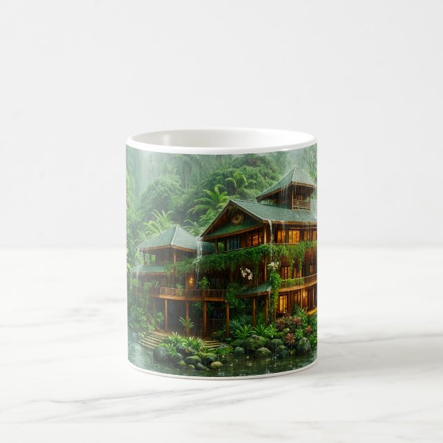 Villa des tropischen Regenwaldes Kaffeetasse (Mittel)