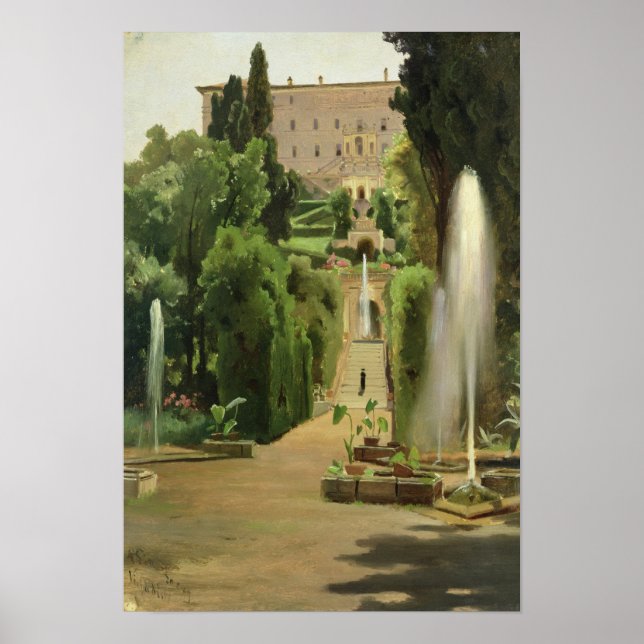 Villa D'Este, Tivoli, 1869 Poster (Vorne)