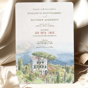 Villa Eva Ravello Italien Destination Hochzeit Einladung
