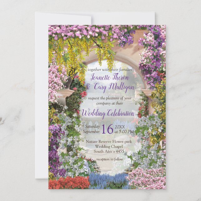 Villa italienne sur un lac Invitation (Devant)