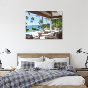 VILLA LEBEN #1 LEINWANDDRUCK