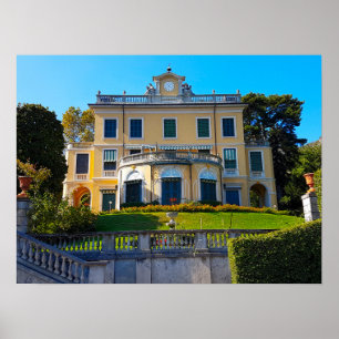 Villa Margherita Ricordi Grianti Comer See Italien Poster
