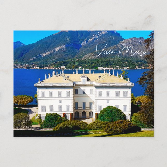 Villa Melzi Bellagio Postkarte (Vorderseite)