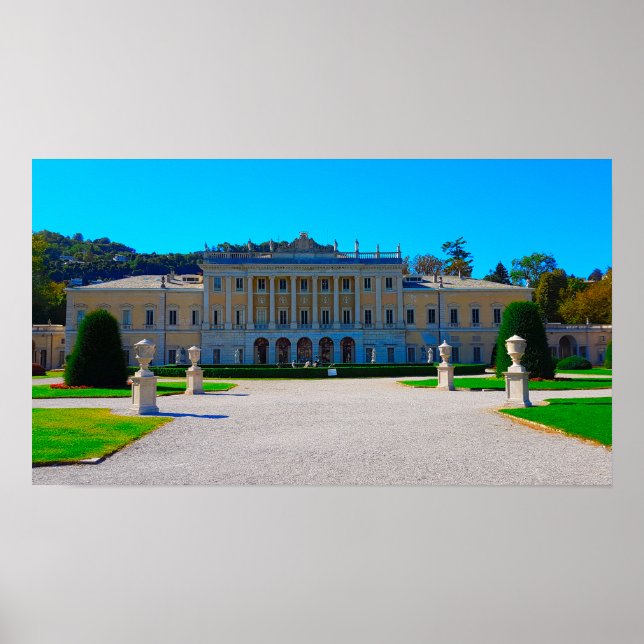 Villa Olmo Lake Como Italien Poster (Vorne)