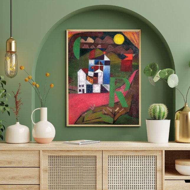 Villa R von Paul Klee, Abstrakte Kunst Poster (Von Creator hochgeladen)