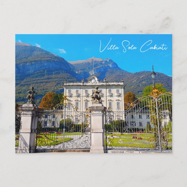 Villa Sola Cabiati Tremezzo Highlights Postkarte (Vorderseite)