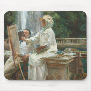 Villa Torlonia Frascati, Italien von Sargent Mousepad