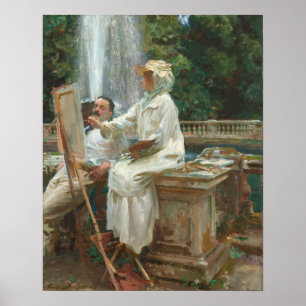 Villa Torlonia Frascati, Italien von Sargent Poster
