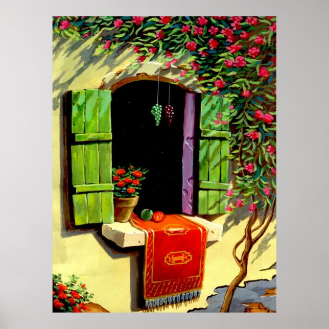 Villa Window Poster (Vorne)