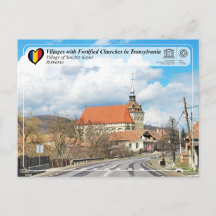 Village de Saschiz-Keisd UNESCO carte postale
