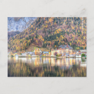 Village Hallstätter See Postkarte