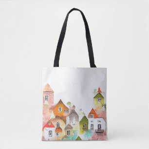Village House Landschaft Landschaft Natur Wasserfa Tasche