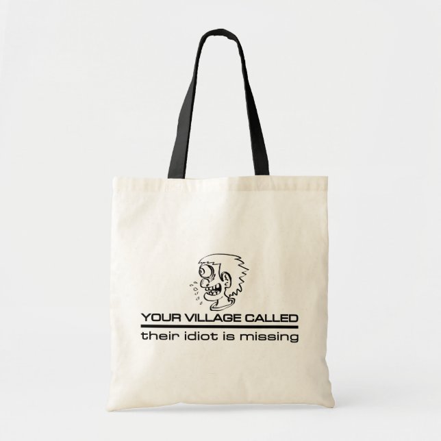 Village Idiot sac - choisir style & couleur (Devant)