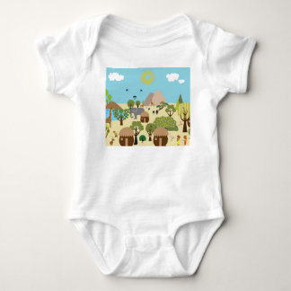 Village in Africa Baby Strampler