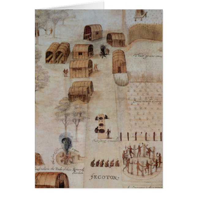 Village indien de Secoton (Devant)