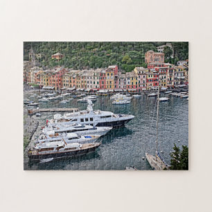 Village italien de port - puzzle de Portofino