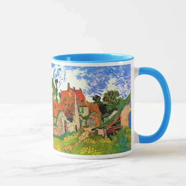 Village Street Auvers Van Gogh Fine Art Tasse (Rechts)