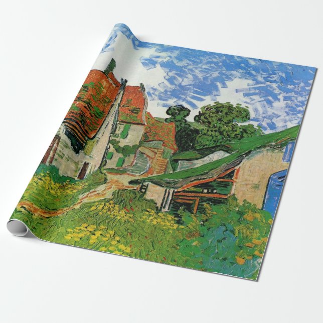Village Street by Vincent van Gogh Geschenkpapier (Ungerollt)