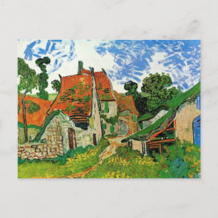 Village Street in Auvers von Vincent Van Gogh Postkarte