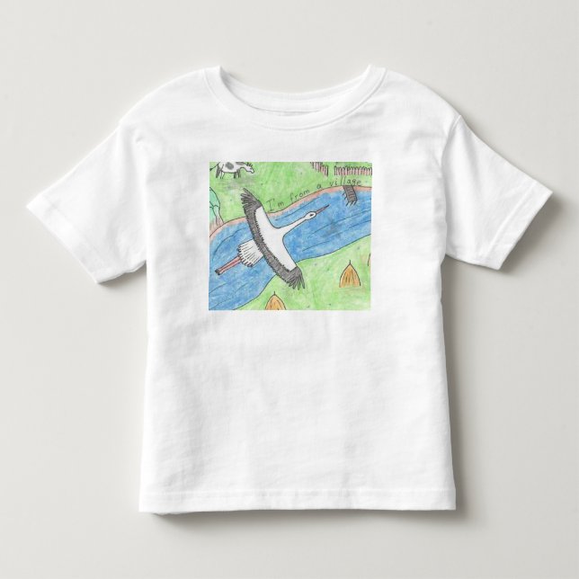 Village Vibes Kleinkind T-shirt (Vorderseite)