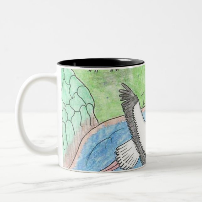 Village Vibes Zweifarbige Tasse (Links)