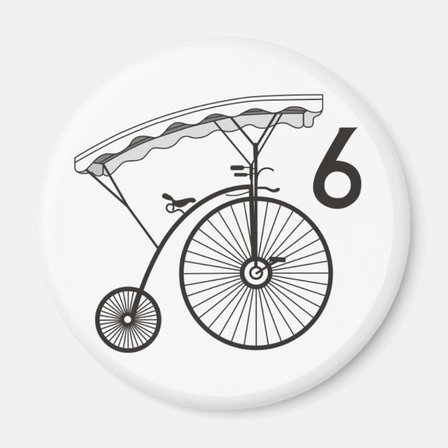 Villager 6 Badge Magnet (Vorne)