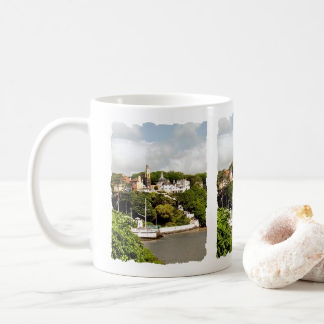 VILLAGES DE WALES CAFÉ MUG (Avec donut)
