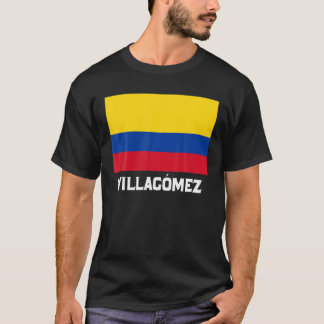 Villagomez Colombia Flag Emblem Escudo Bandera Cre T-Shirt