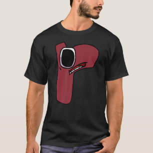 Villain Animated Lowercase Letter or Boys Alphabet T-Shirt