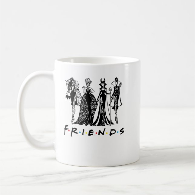 Villains Vogue Friends Shirt Kaffeetasse (Links)