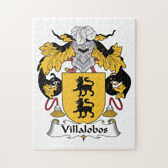 Villalobos Familienwappen (Vertikal)